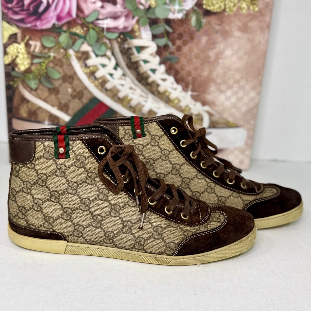 GUCCI GG Monogram High top Sneakers